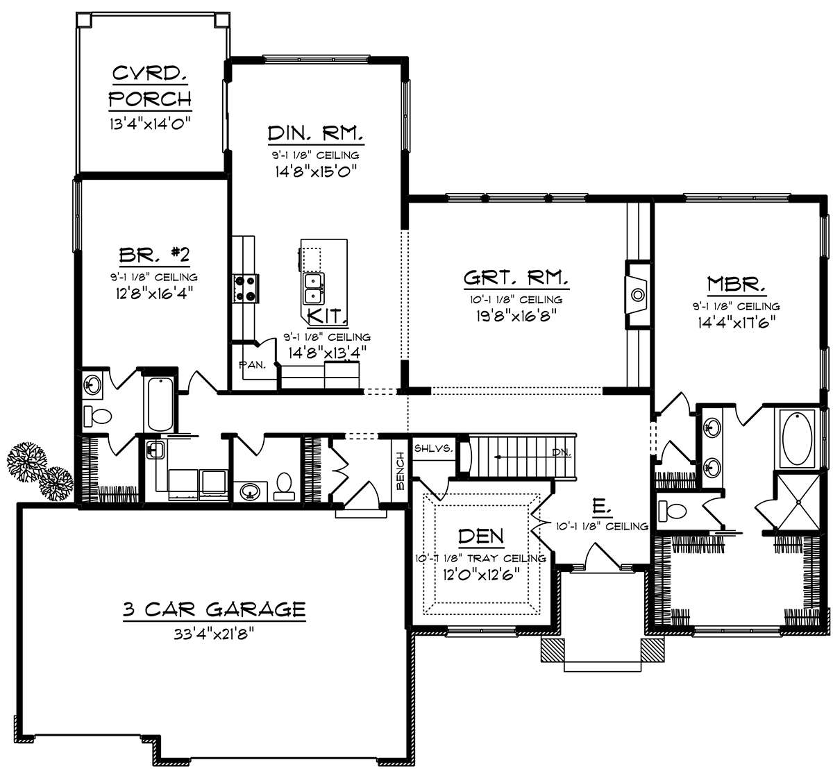 Main Floor for House Plan #1020-00034