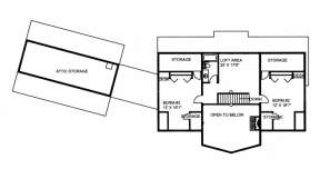 Second Floor for House Plan #039-00545