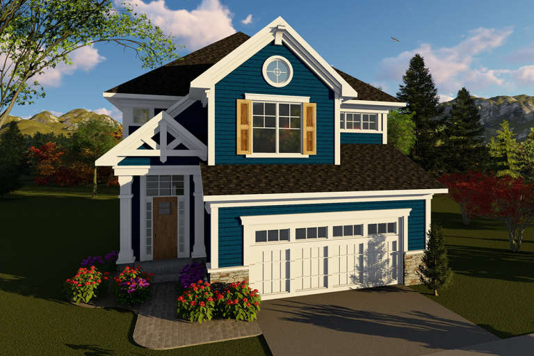 House Plan House Plan #20011 Front Elevation 