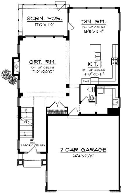 Main Floor for House Plan #1020-00036