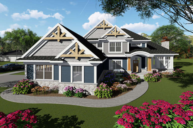 House Plan House Plan #20013 Front Elevation 