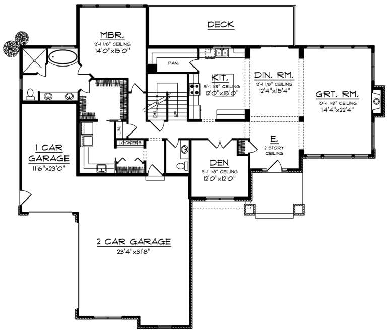 House Plan House Plan #20013 Drawing 1