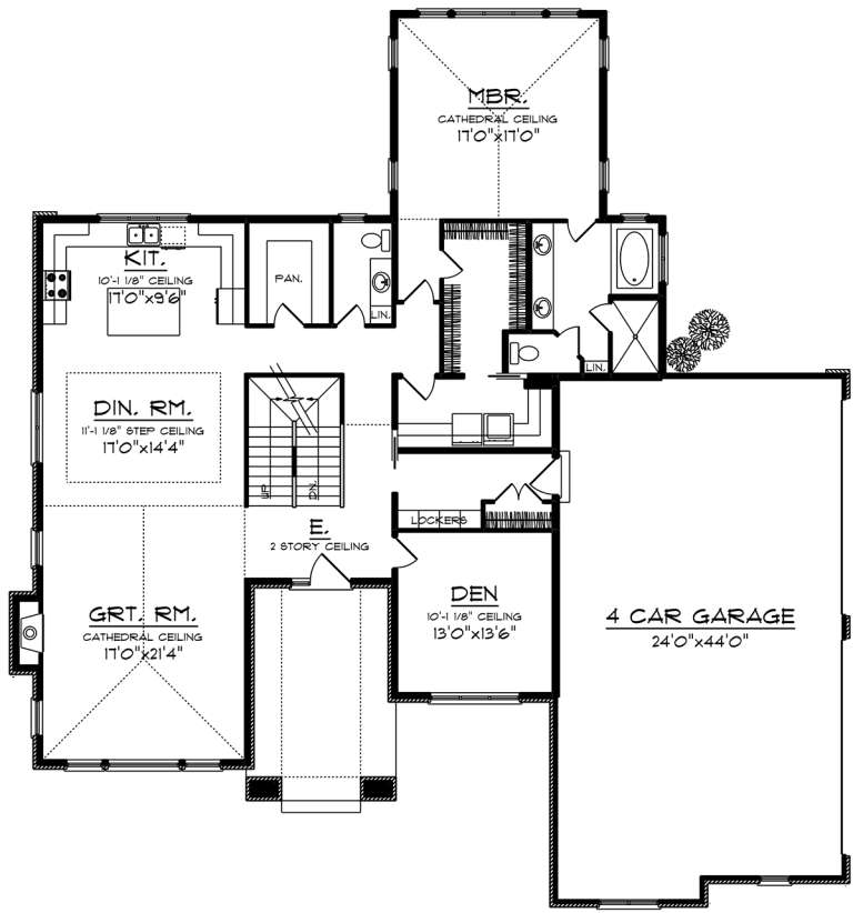 House Plan House Plan #20015 Drawing 1