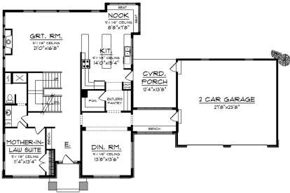 Main Floor for House Plan #1020-00041