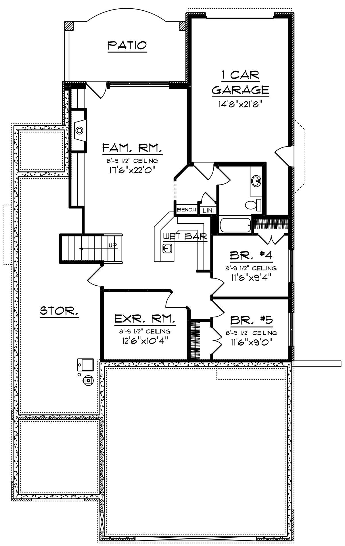 Basement for House Plan #1020-00043