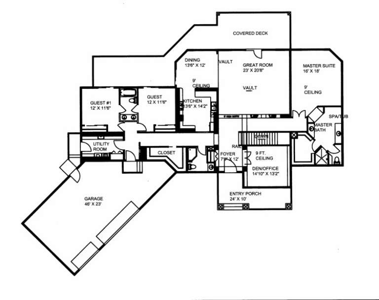 House Plan House Plan #2002 Drawing 2