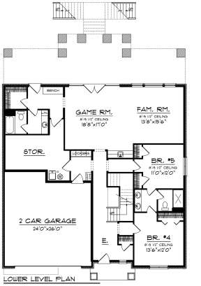 Basement for House Plan #1020-00045
