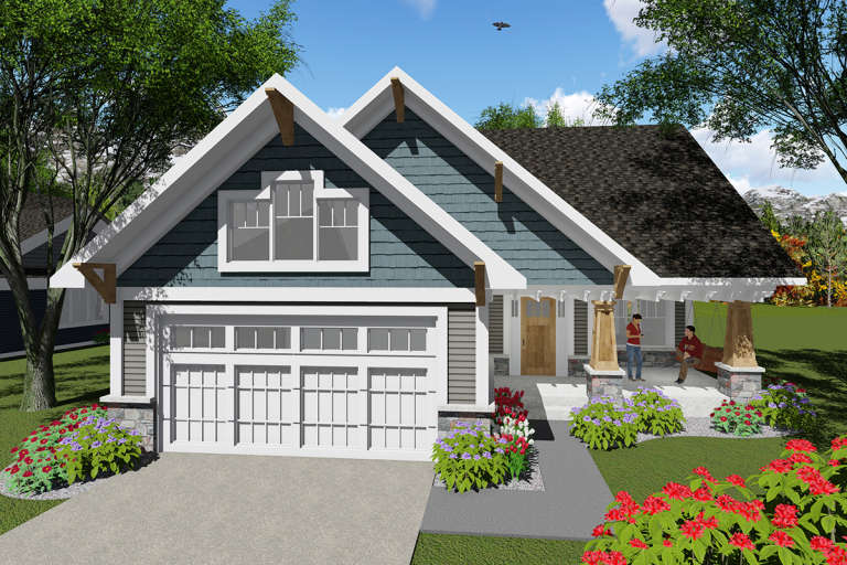 House Plan House Plan #20024 Front Elevation 