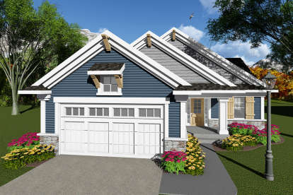 Craftsman House Plan #1020-00048 Elevation Photo