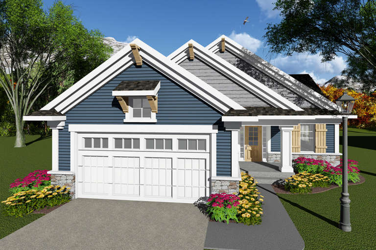House Plan House Plan #20026 Front Elevation 