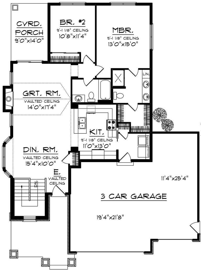 House Plan House Plan #20028 Drawing 1