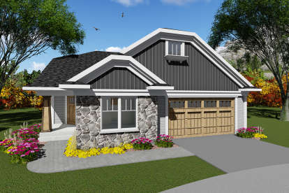 Craftsman House Plan #1020-00053 Elevation Photo