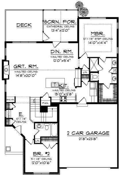 Main Floor for House Plan #1020-00053