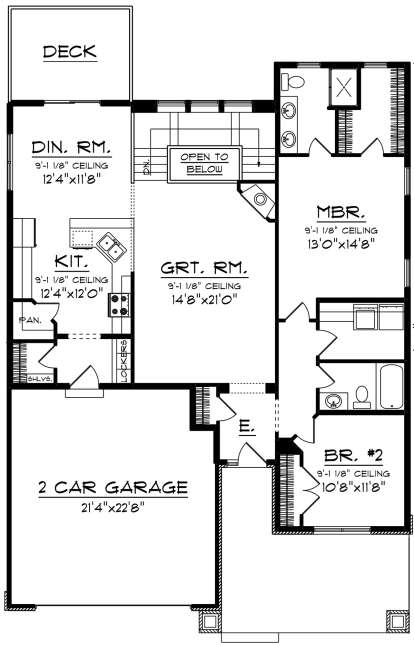 Main Floor for House Plan #1020-00054