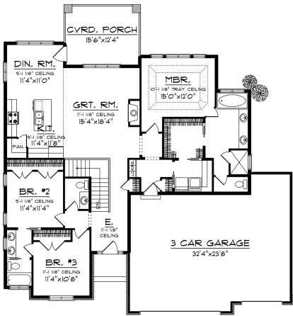 Main Floor for House Plan #1020-00056