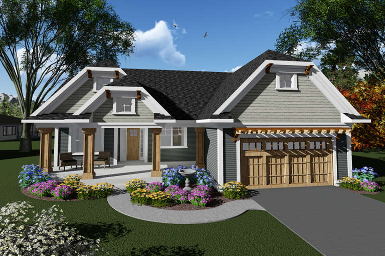 House Plan House Plan #20035 Front Elevation 