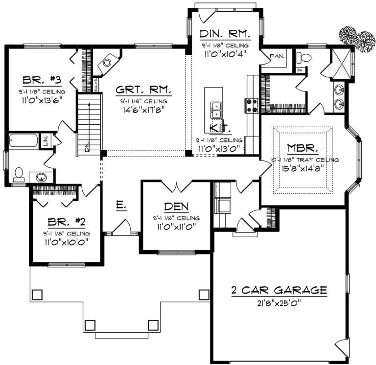 House Plan House Plan #20035 Drawing 1