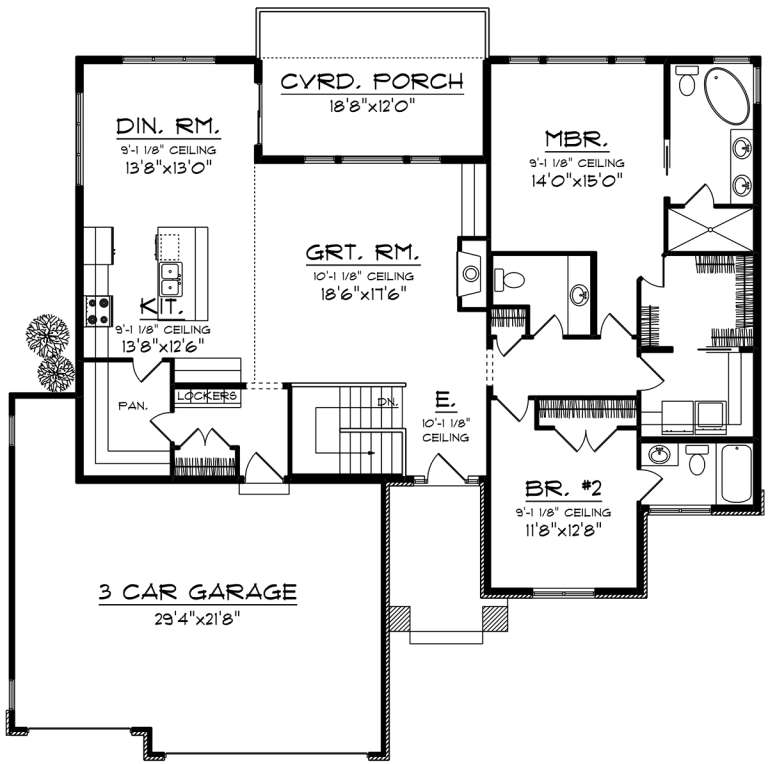 House Plan House Plan #20036 Drawing 1