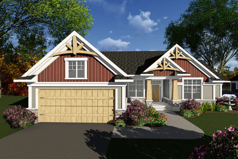 House Plan House Plan #20037 Front Elevation 