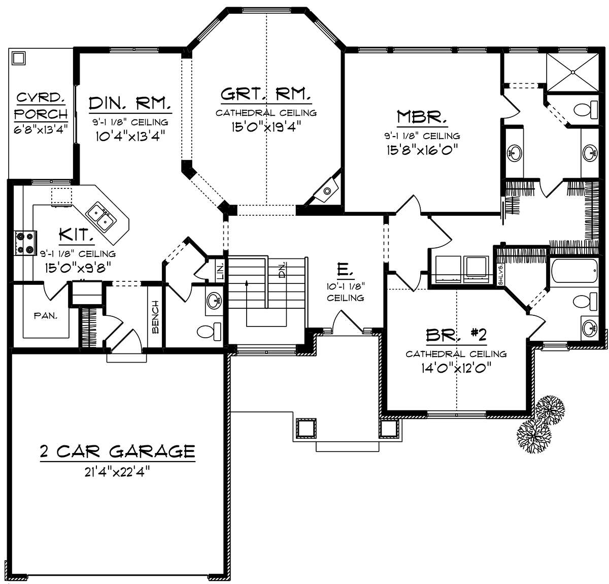 Main Floor for House Plan #1020-00059