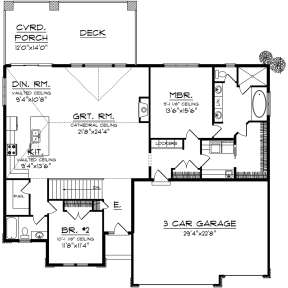 Main Floor for House Plan #1020-00060