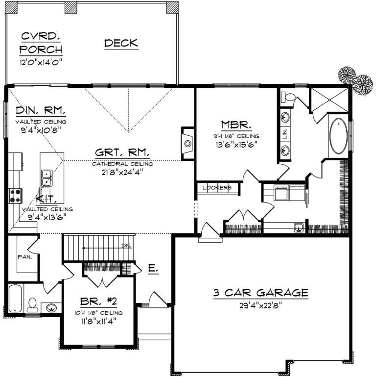 House Plan House Plan #20038 Drawing 1