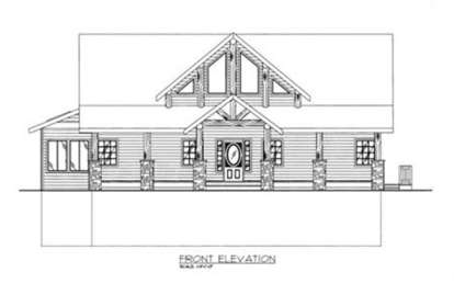 Northwest House Plan #039-00547 Elevation Photo