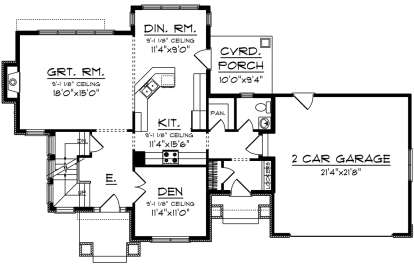 Main Floor for House Plan #1020-00062
