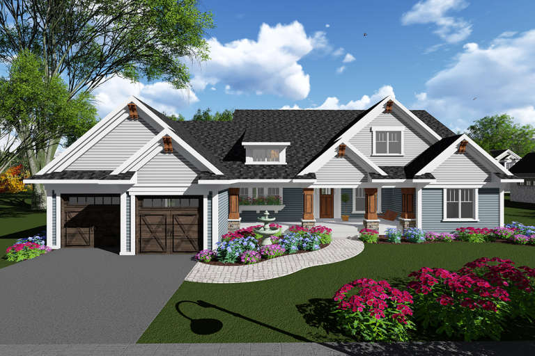 Craftsman House Plan #1020-00063 Elevation Photo