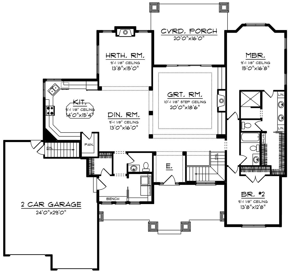 Main Floor for House Plan #1020-00063