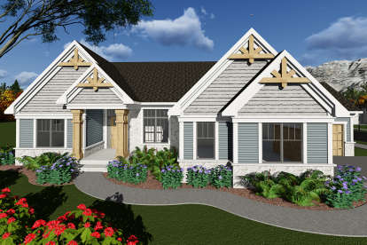 Craftsman House Plan #1020-00064 Elevation Photo