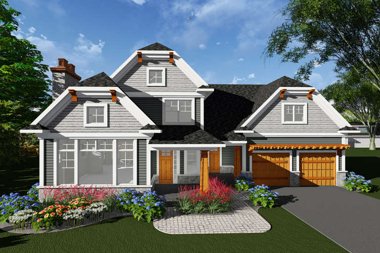 House Plan House Plan #20044 Front Elevation 