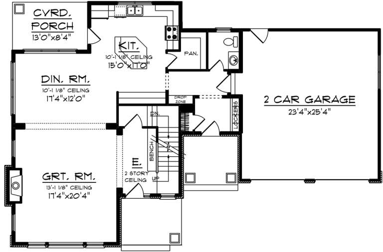 House Plan House Plan #20044 Drawing 1