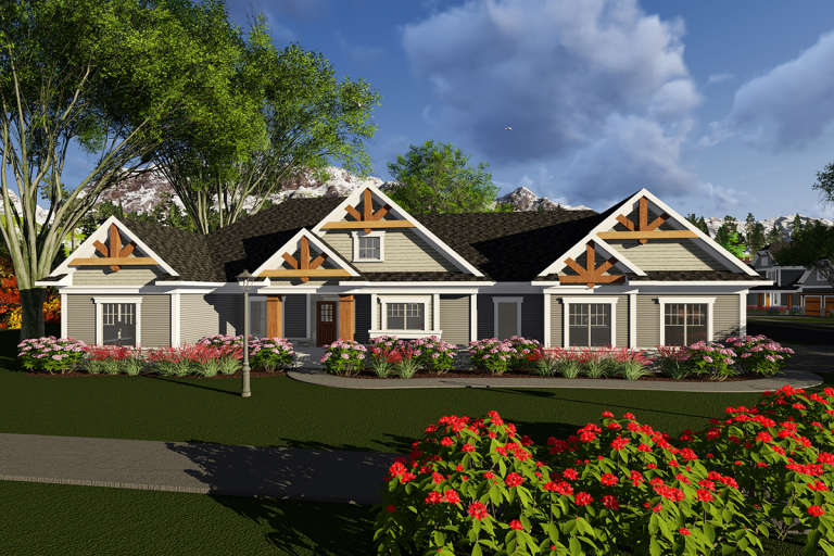 House Plan House Plan #20045 Front Elevation 