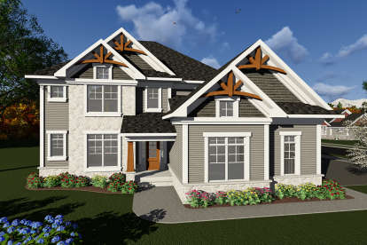 Craftsman House Plan #1020-00068 Elevation Photo