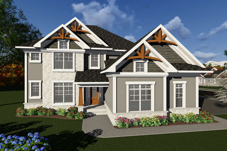 House Plan House Plan #20046 Front Elevation 