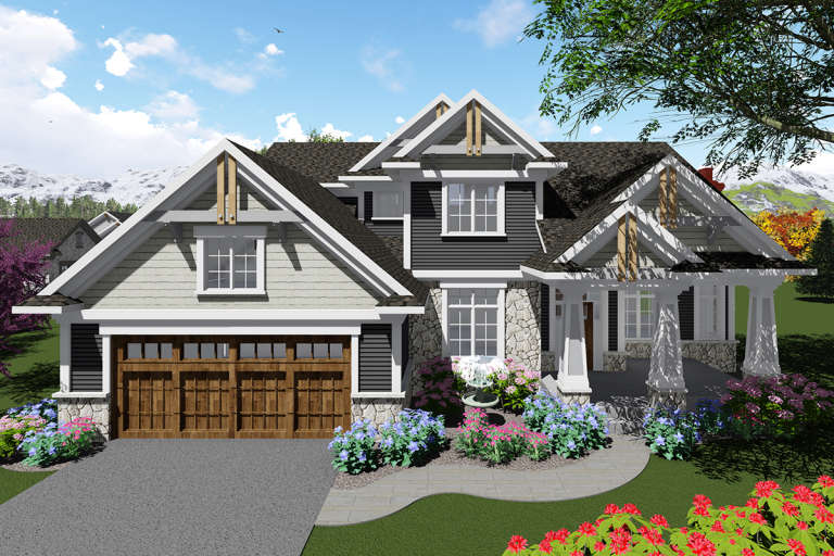 House Plan House Plan #20048 Front Elevation 