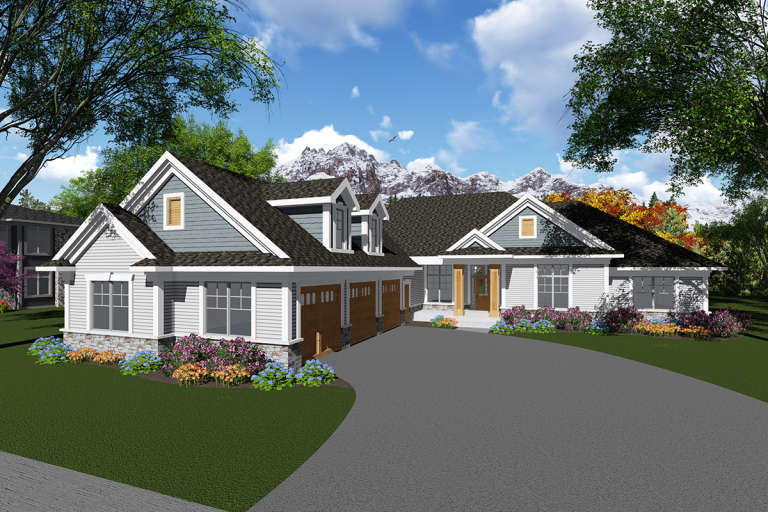 Craftsman House Plan #1020-00072 Elevation Photo