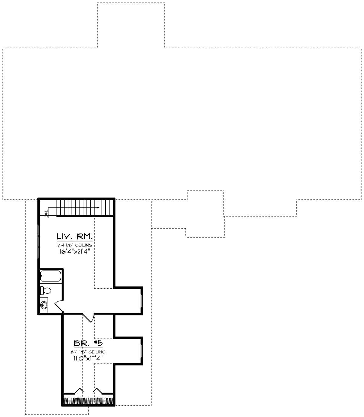 Second Floor for House Plan #1020-00072
