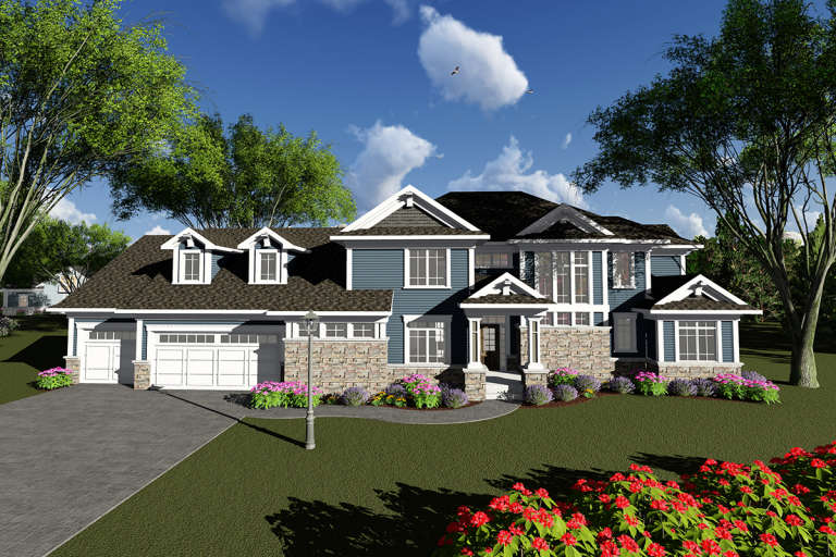 House Plan House Plan #20054 Front Elevation 