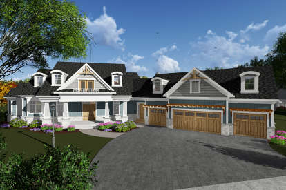 4 Bed, 4 Bath, 3549 Square Foot House Plan - #1020-00077