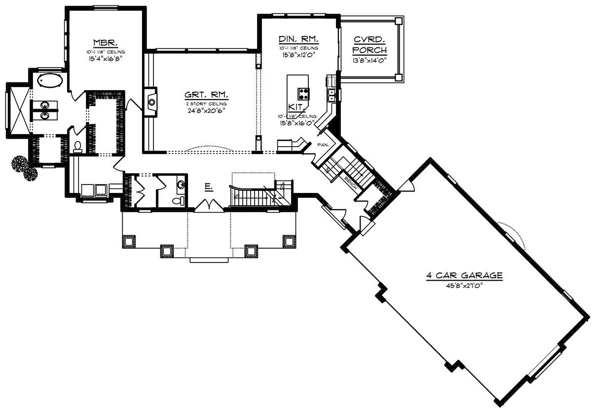 Main Floor for House Plan #1020-00077