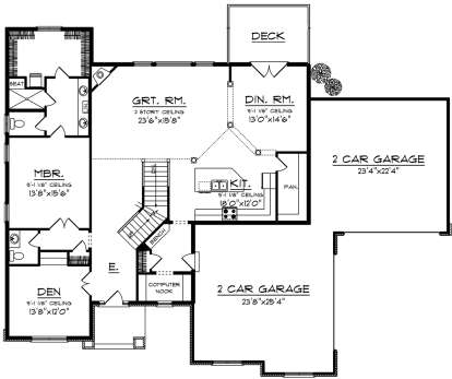 Main Floor for House Plan #1020-00078