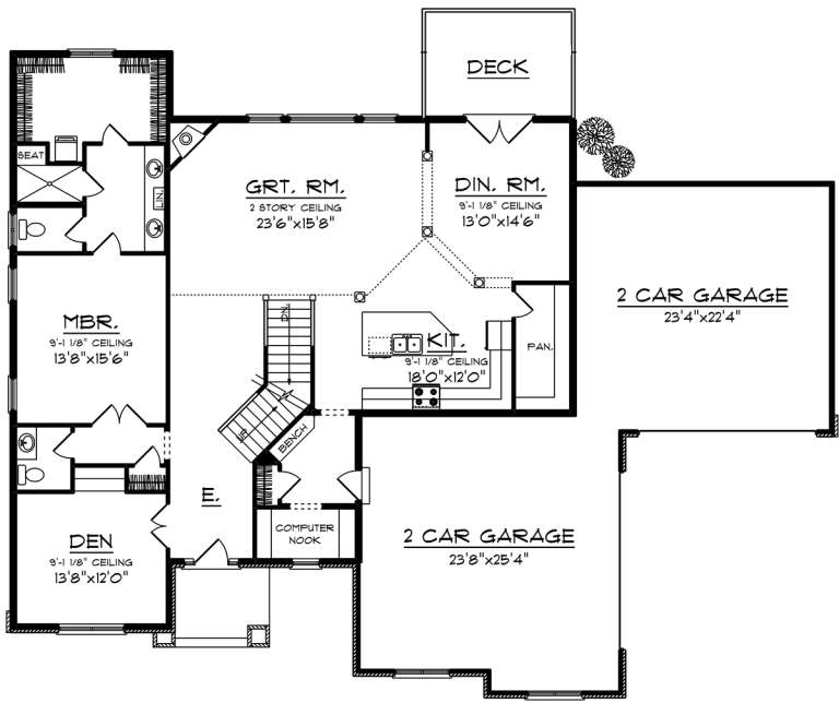 House Plan House Plan #20056 Drawing 1