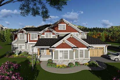 Craftsman House Plan #1020-00080 Elevation Photo
