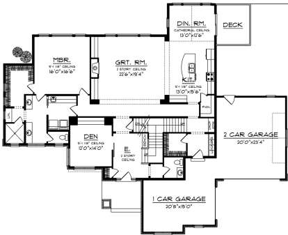 House Plan House Plan #20058 Drawing 1