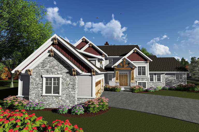 House Plan House Plan #20059 Front Elevation 
