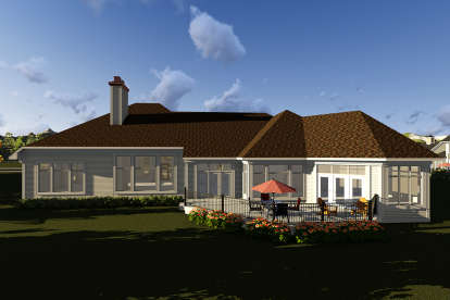 Ranch House Plan #1020-00082 Elevation Photo
