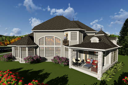 European House Plan #1020-00083 Elevation Photo