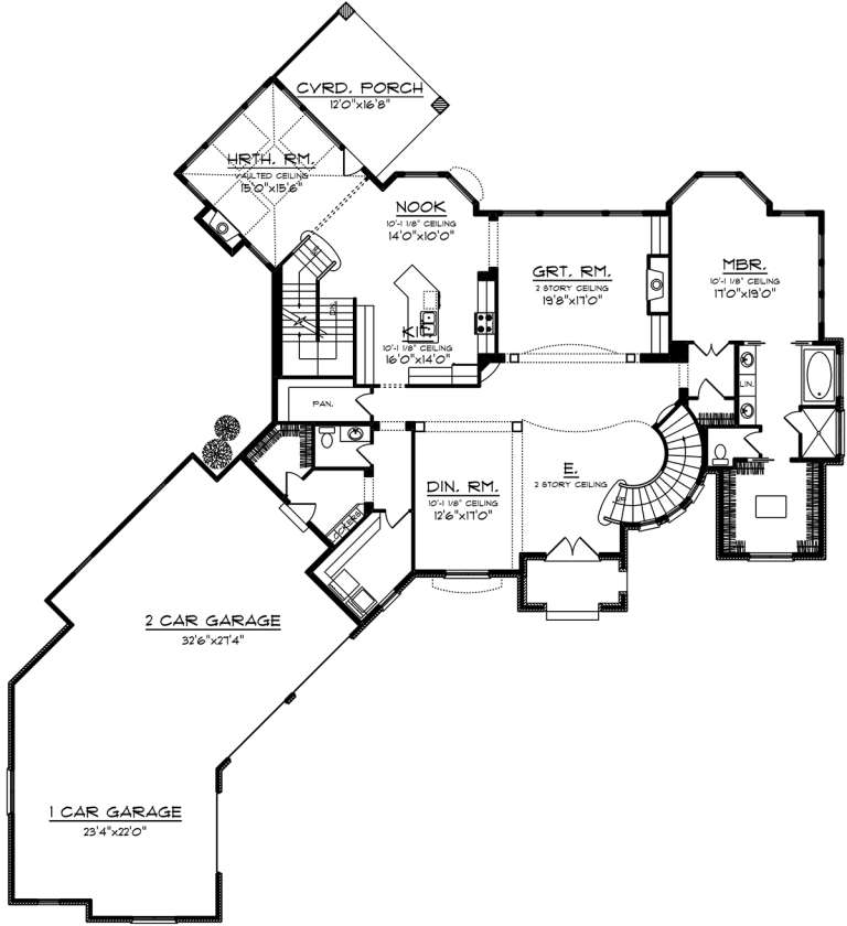 House Plan House Plan #20061 Drawing 1